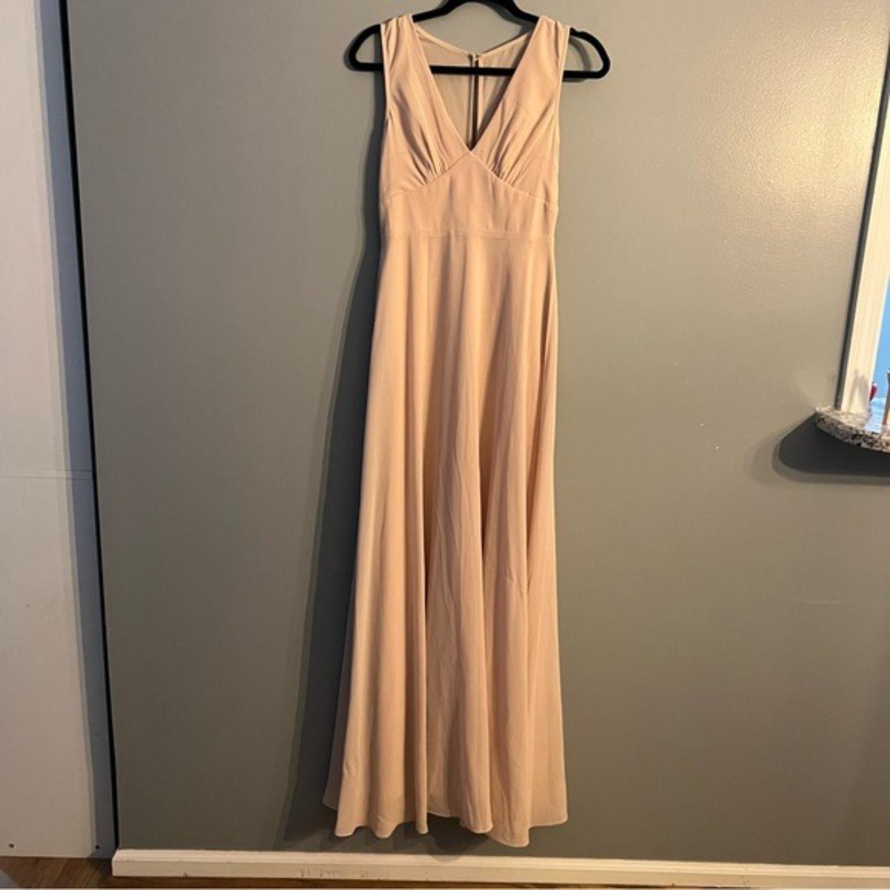 Anthropologie BHLDN Capulet Nude Maxi. Depop