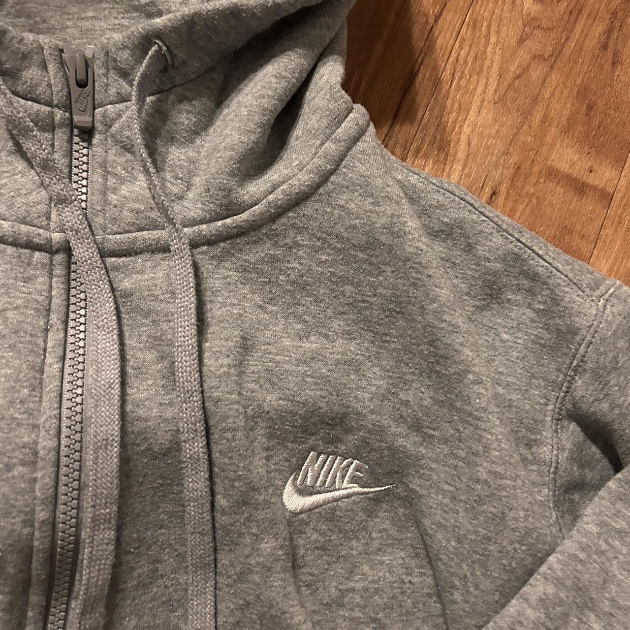 basic grey nike hoodie