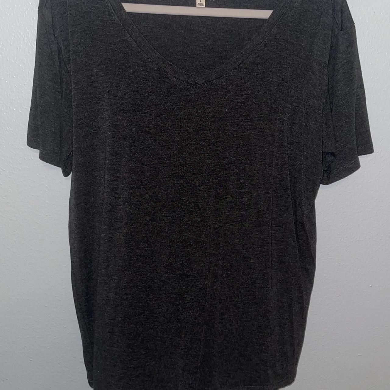 large dark grey zenana premium t-shirt - Depop