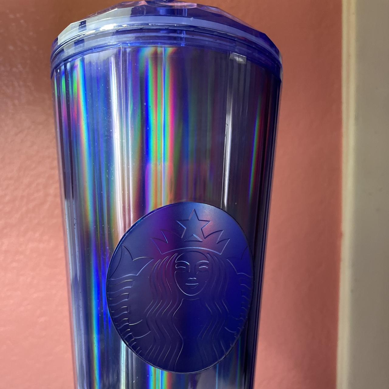 NWT Starbucks Wave Tumbler in Pink & Purple So - Depop