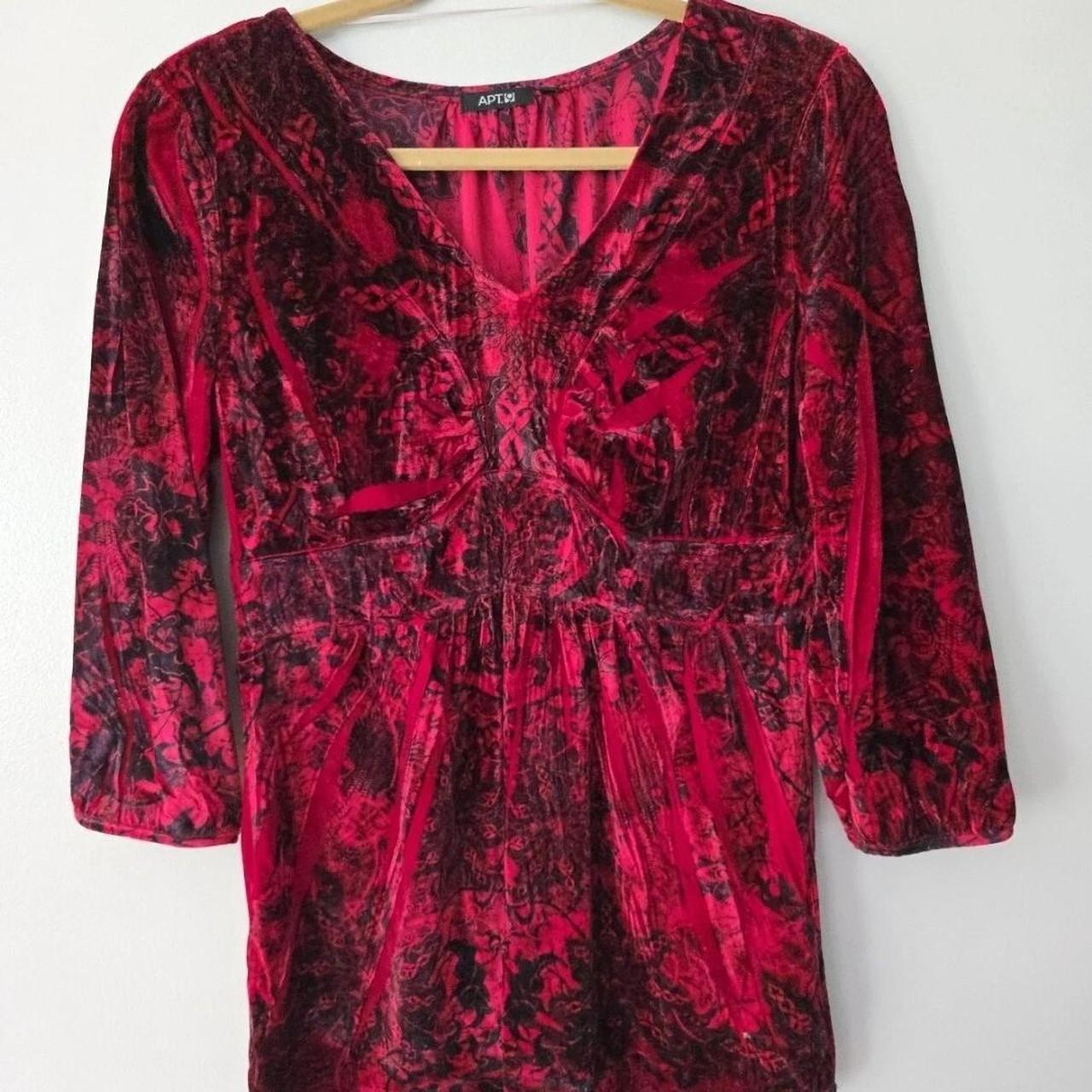 Apt. 9 Women's Blouse - Red/Multi - M – Apt 9 Blo… - image 1