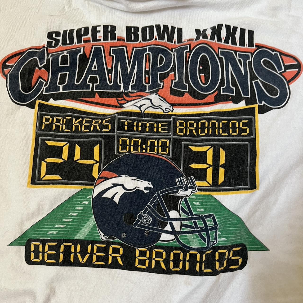 ☄️Vintage Denver Broncos Super Bowl XXIII Champions - Depop