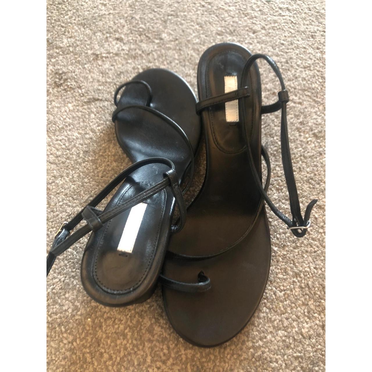 Arket black online sandals