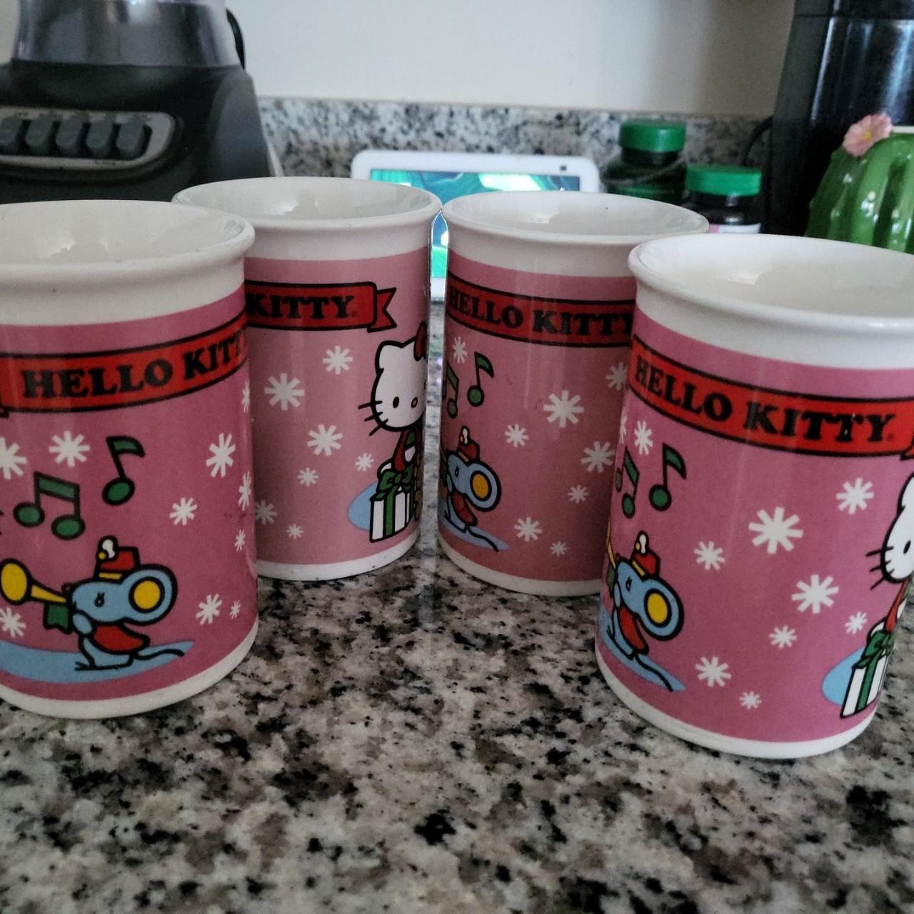 Set Of 4 Sanrio Hello Kitty 2013 Collectible Drinking Glasses Made In USA