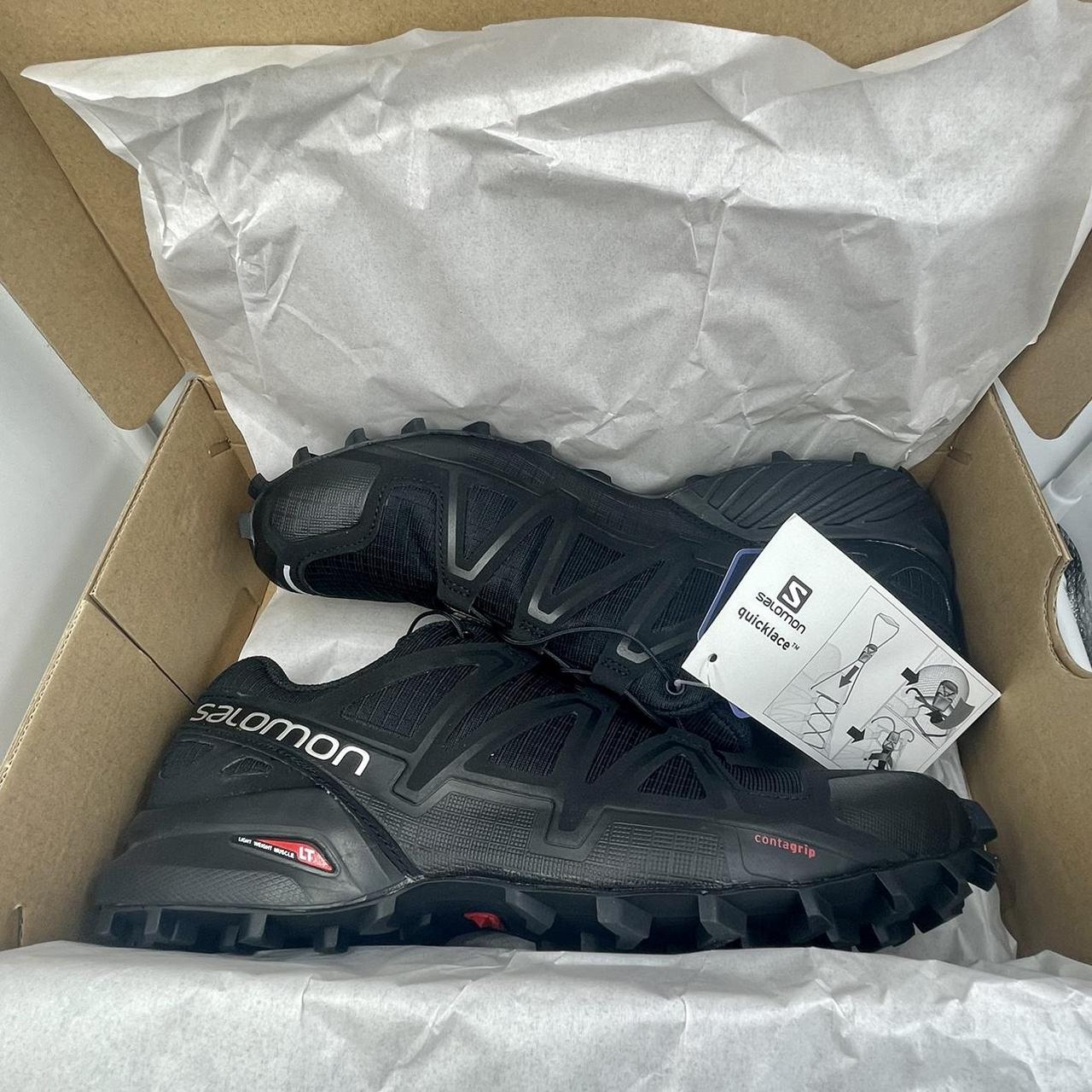 Salomon Speedcross 4 black Size UK 8 Brand new with... - Depop