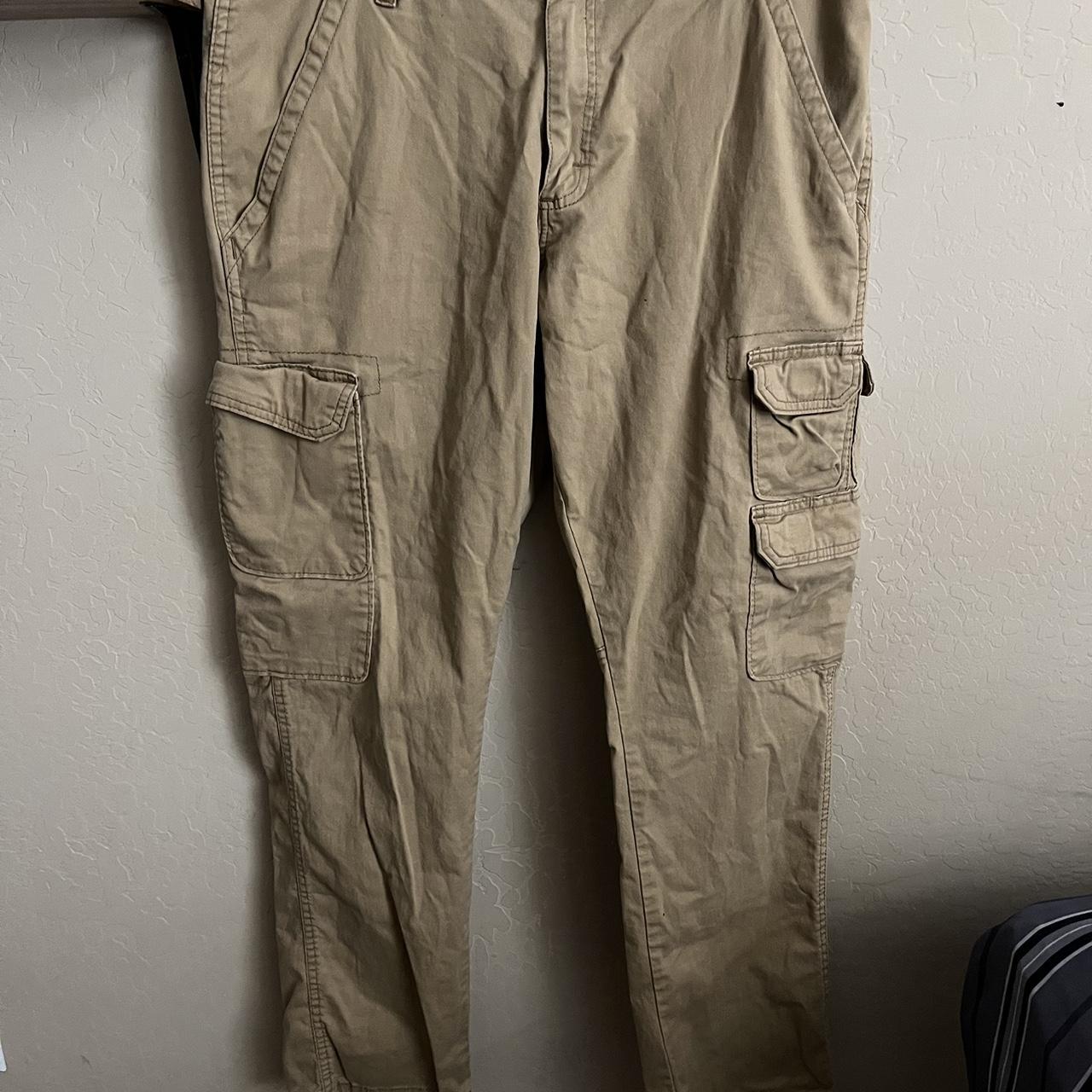 Men cargo Jens 33x30 nice pants great condition just - Depop