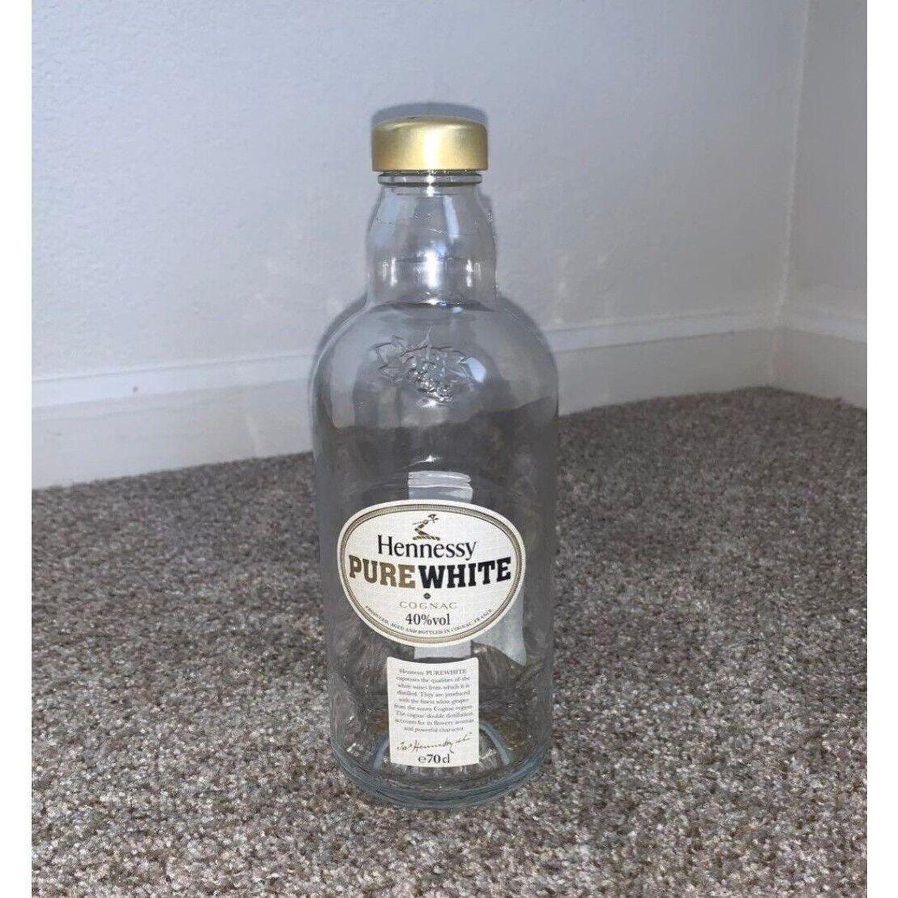 EMPTY pure white deals Hennessy bottle