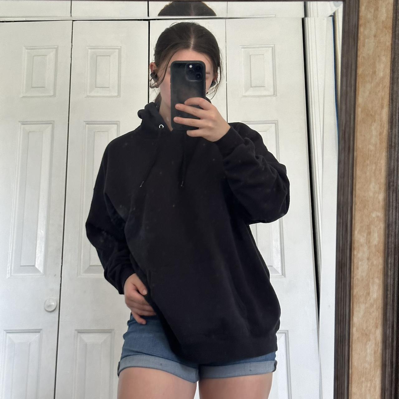 Baggy deals black sweatshirt