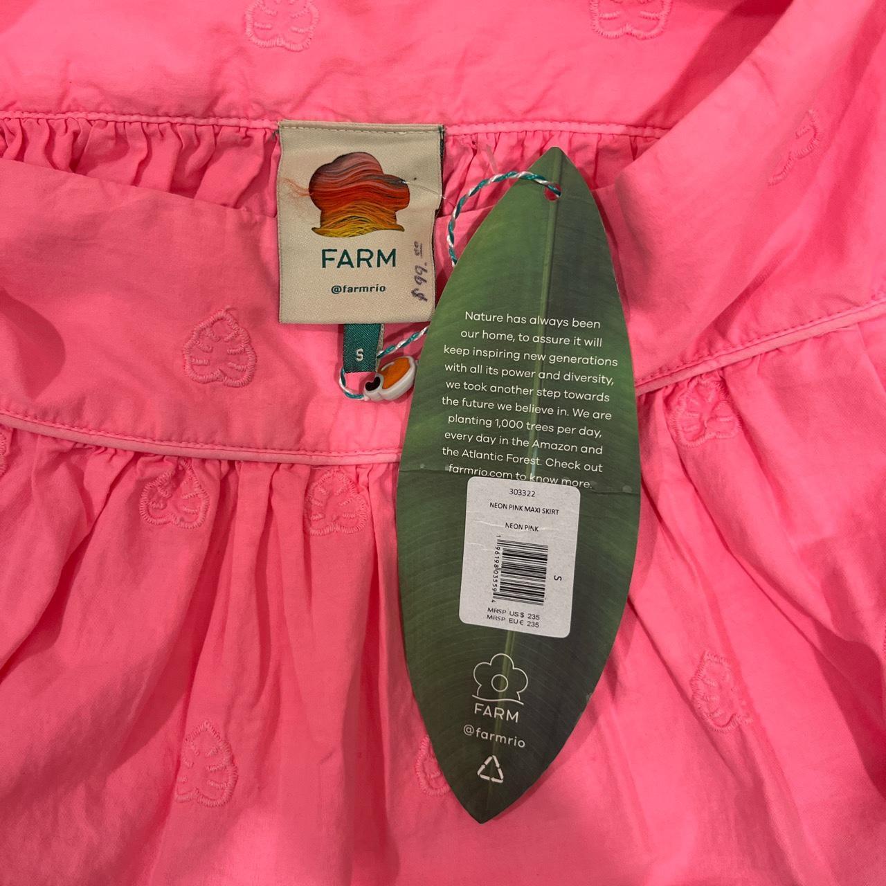 Farm Rio Women's Pink Skirt (8)