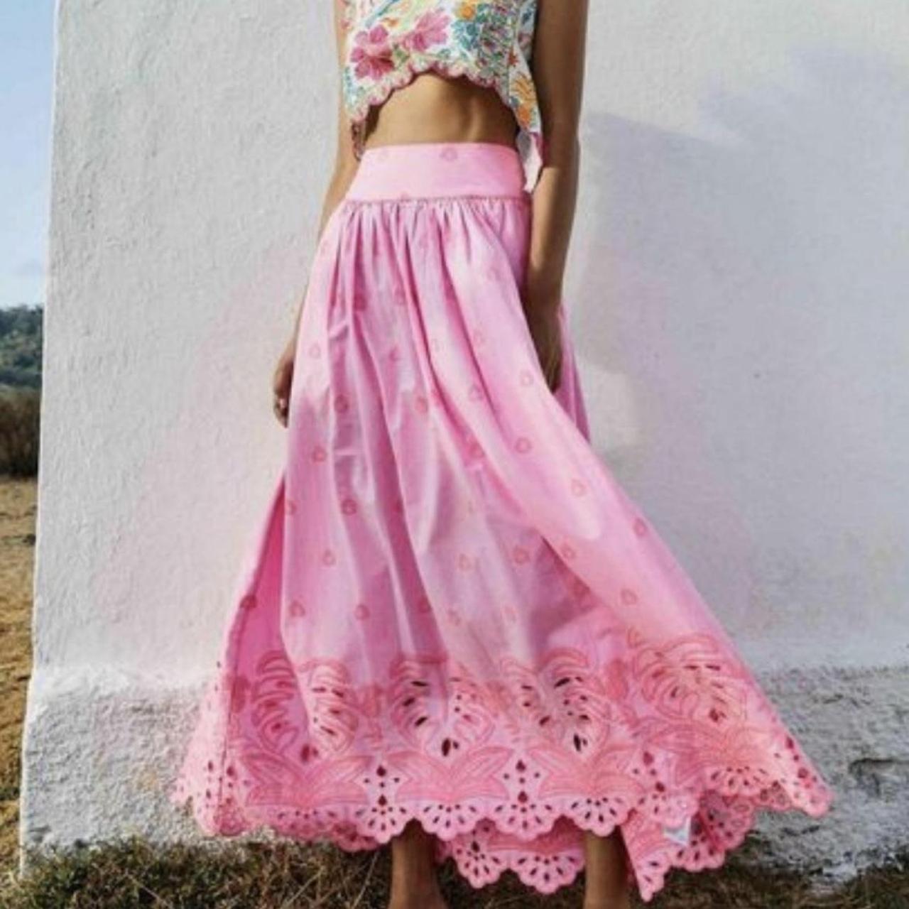 Farm Rio Women's Pink Skirt