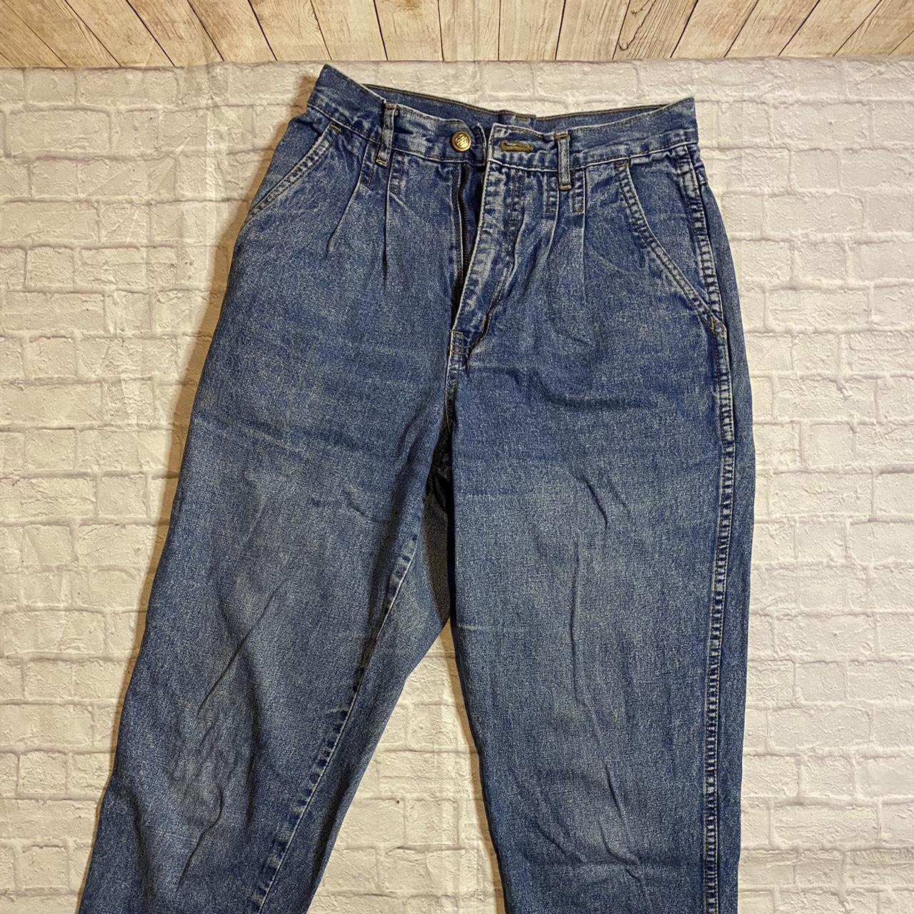 Vintage High Pleated Waist Bill Blass Jeans Tagged Depop 6346