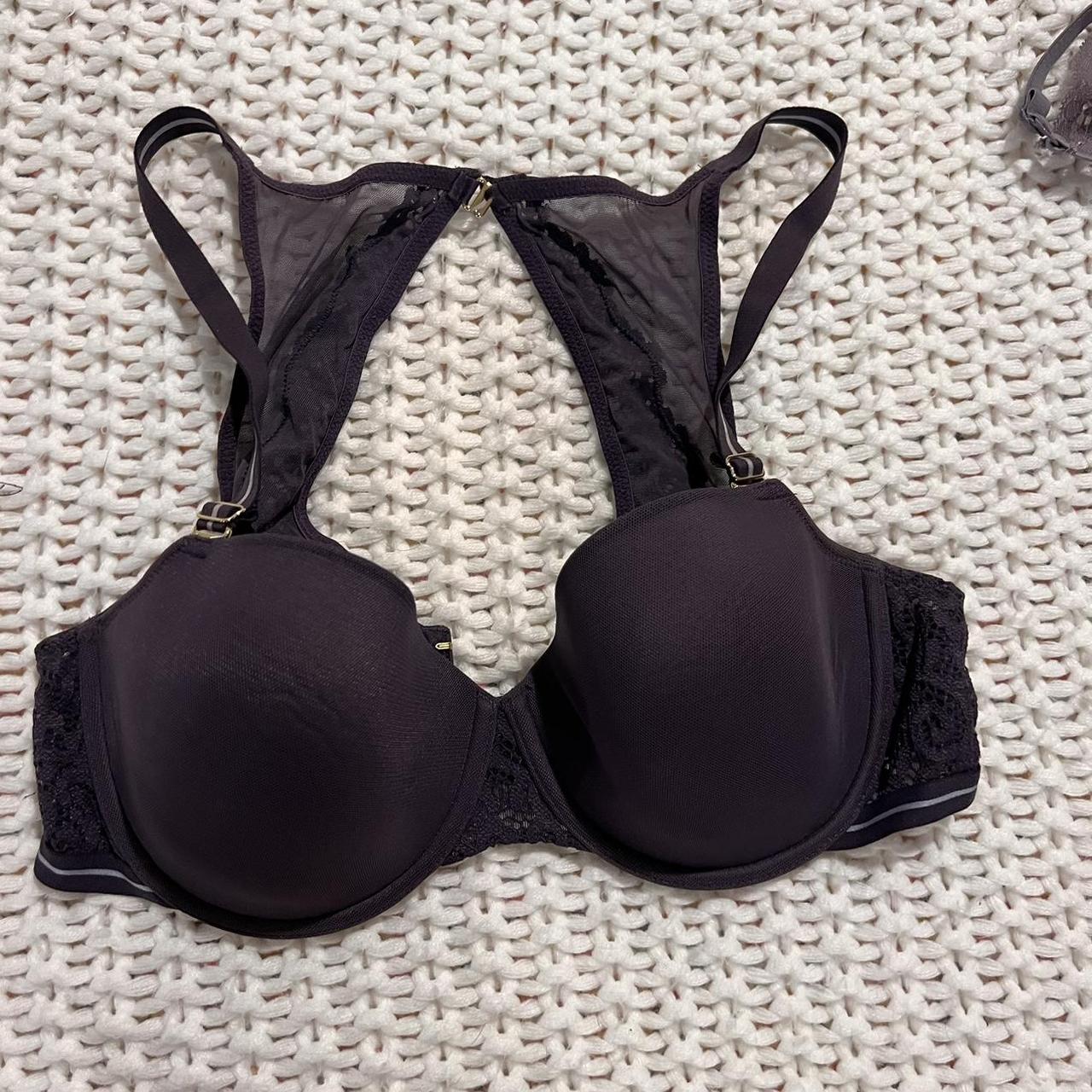 Third Love Purple Lace Back Bra #victoriassecret... - Depop