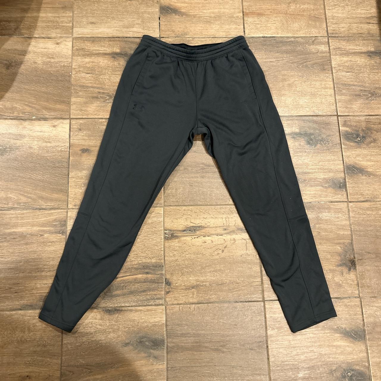 Men’s Large Dark Green Under Armour Sweatpants - Depop