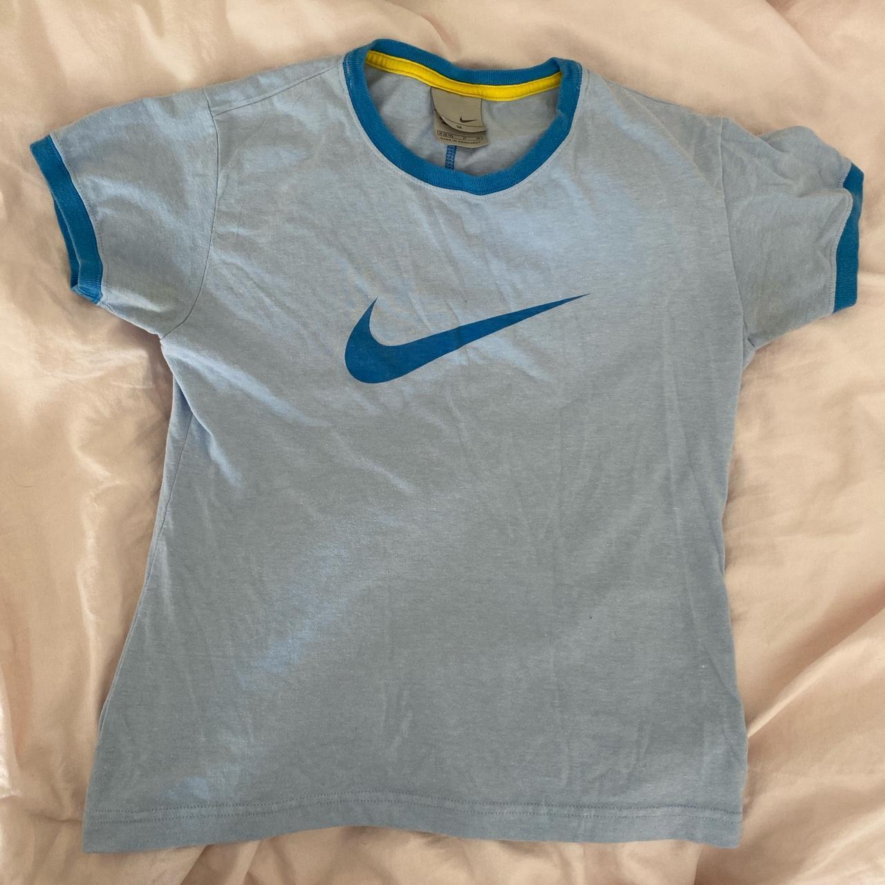 university blue nike t shirt