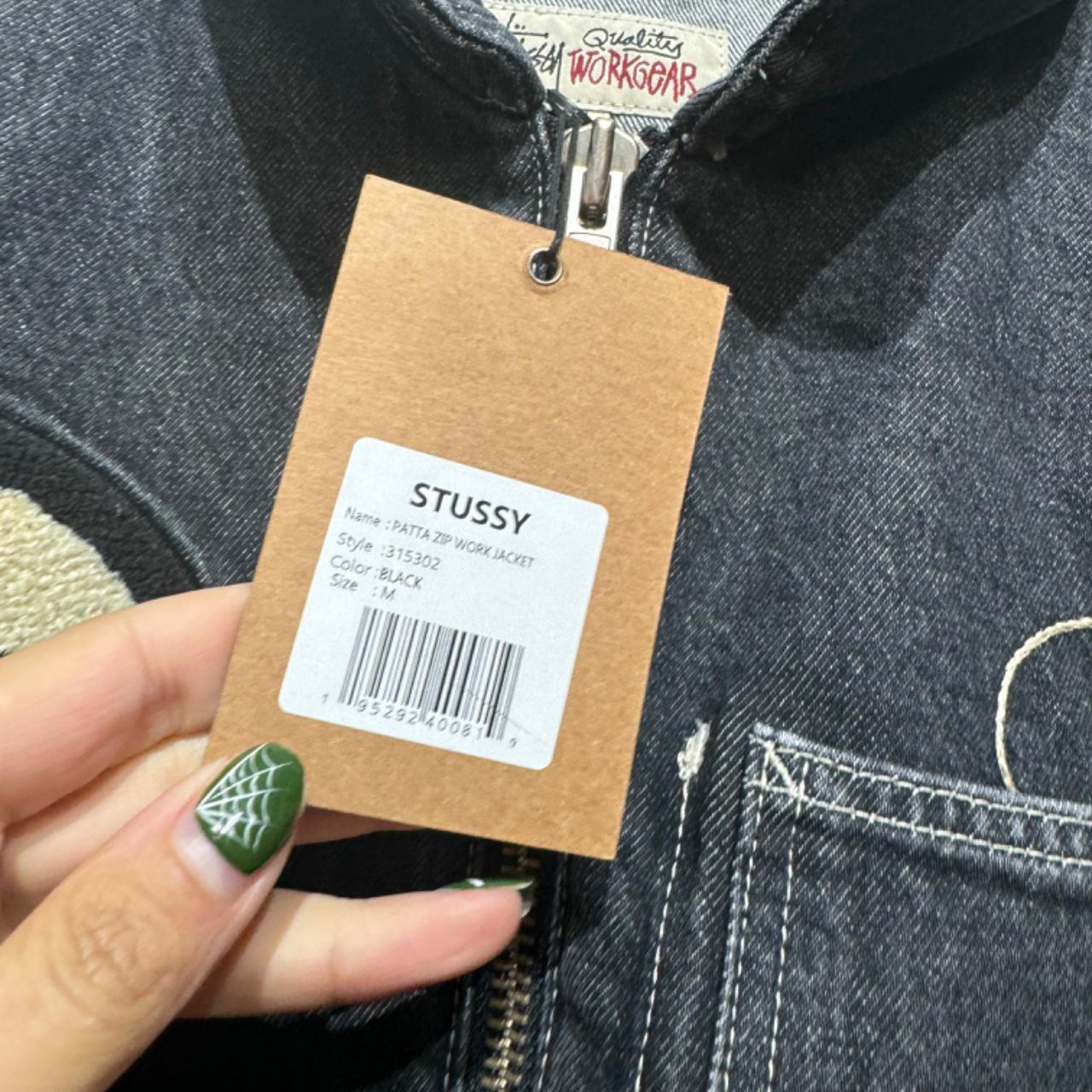 Patta x Stussy Zip Work denim Jacket Black Brand | Depop Patta x Stussy Zip Work denim Jacket Black Brand | Depop