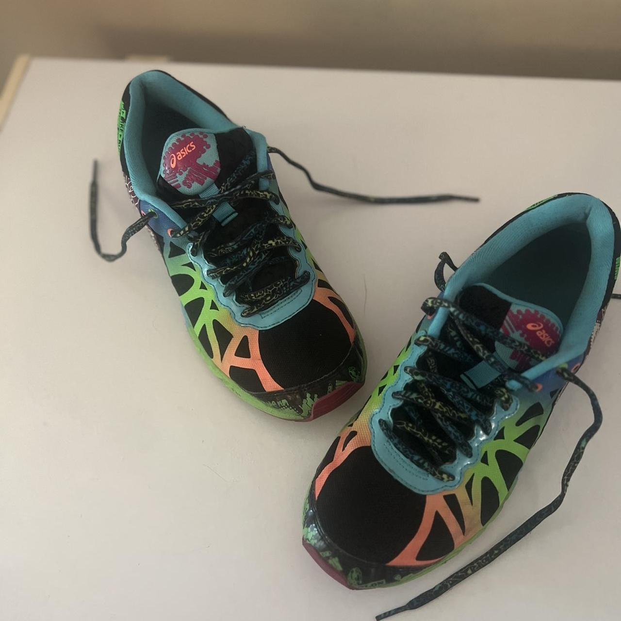 asics women's multi colored running shoes