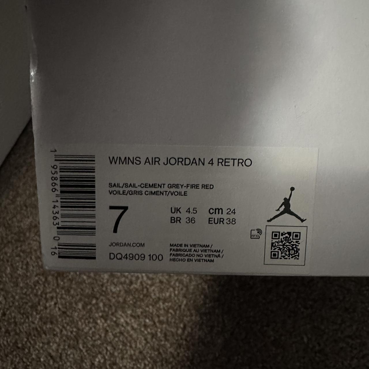 jordan 4s (used) but very comfy just need to be cleaned - Depop