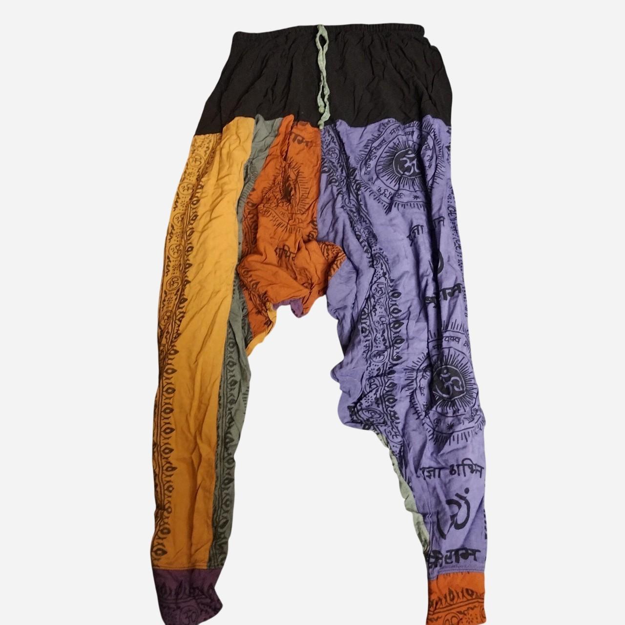 Women's Pants - Multi – Multicoloured patchwork h… - image 1