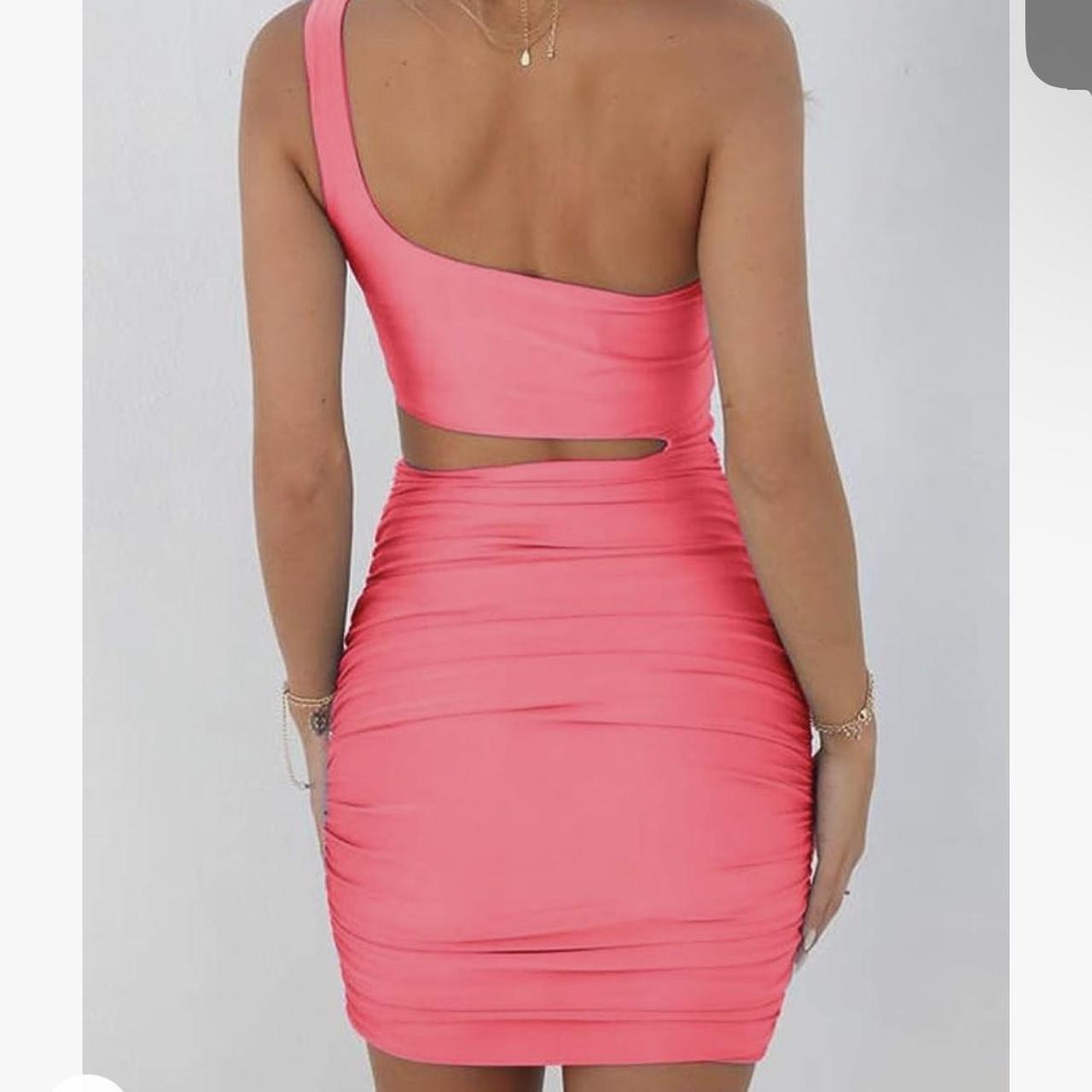 Neon pink dress from amazon Never worn! Depop