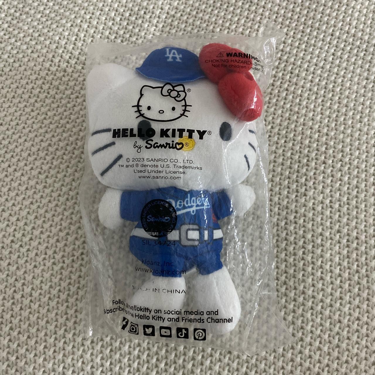 Dodgers new hello kitty small plush Measurements: - Depop