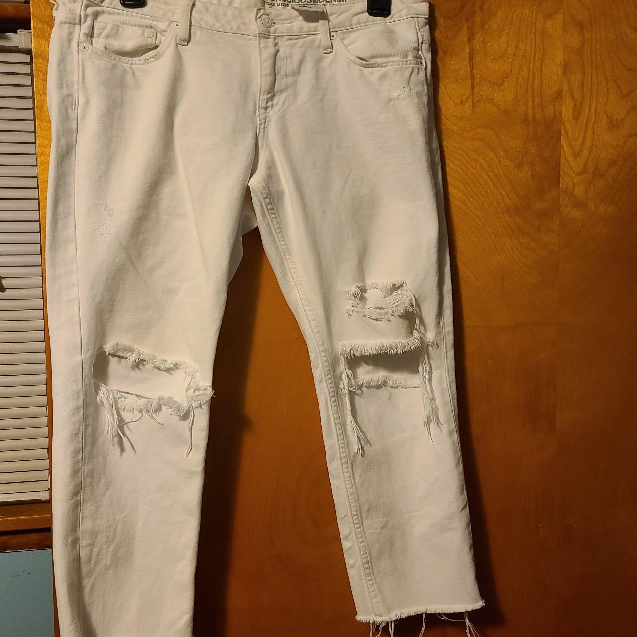 H&M Conscious Denim Girlfriend fit, low Depop