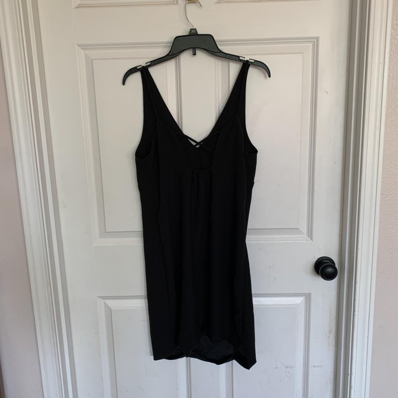 Zara black outlet strappy dress