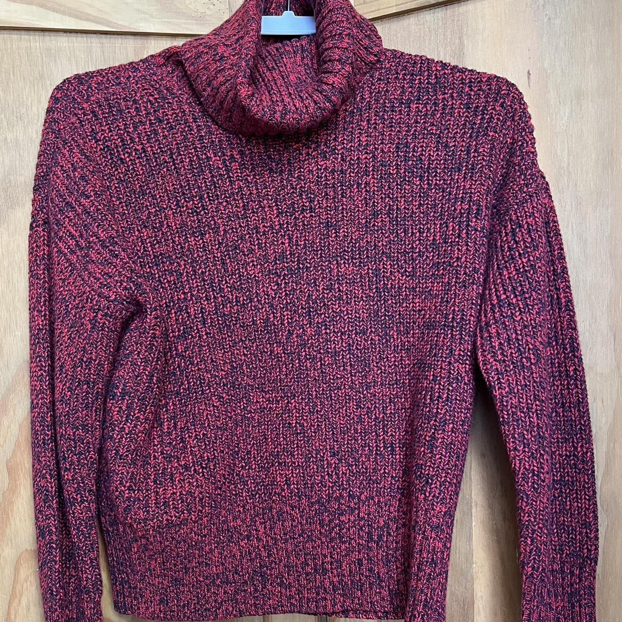 Sanctuary roll clearance neck sweater pink