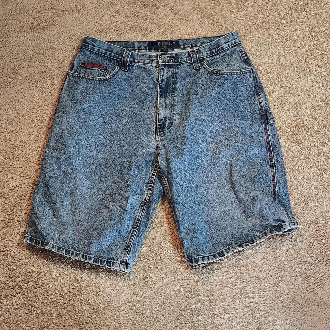 Us polo jorts canvas. Size 36 waist. All flaws in... - Depop