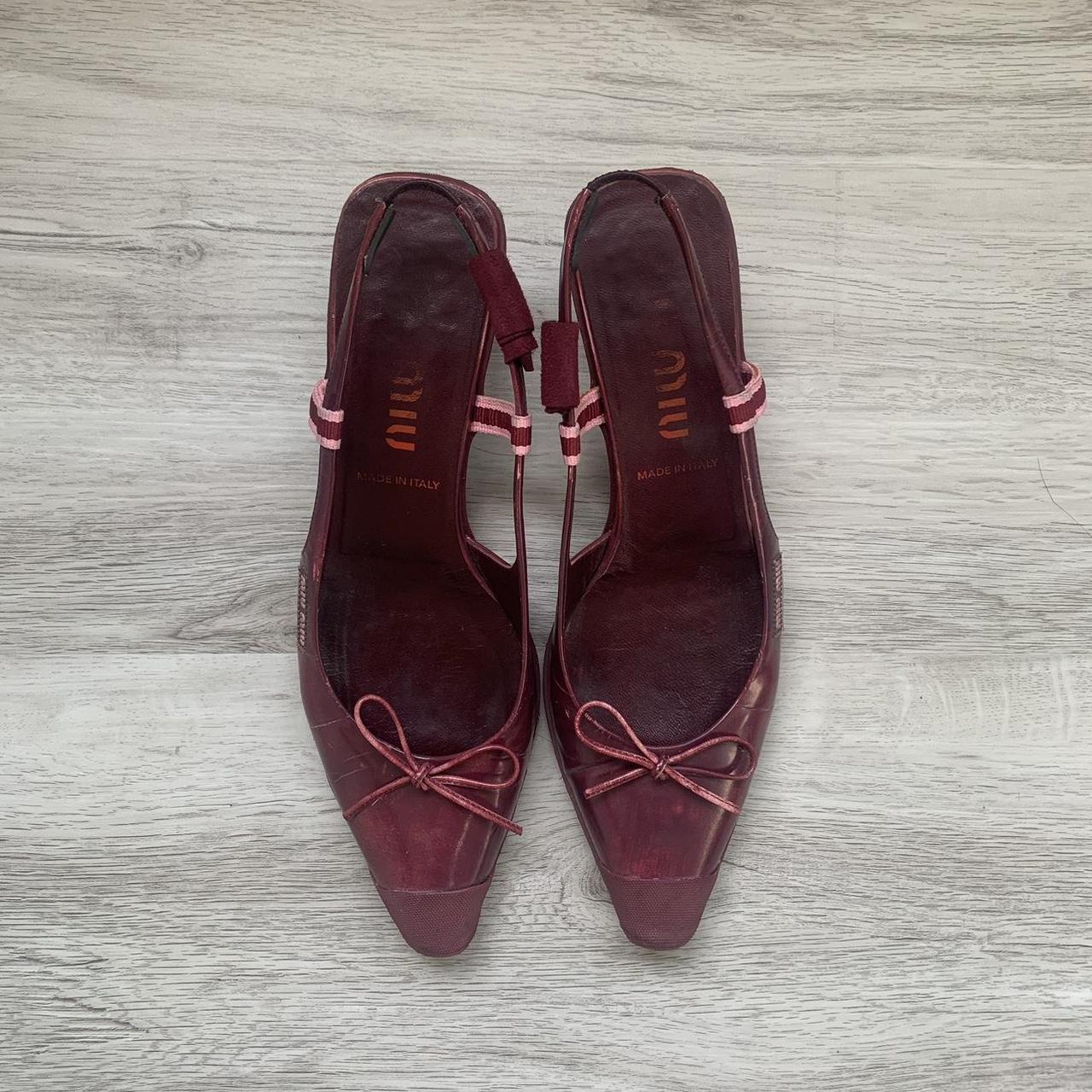 Miu Miu Rare Vintage S/S 2000 Kitten Heels... - Depop