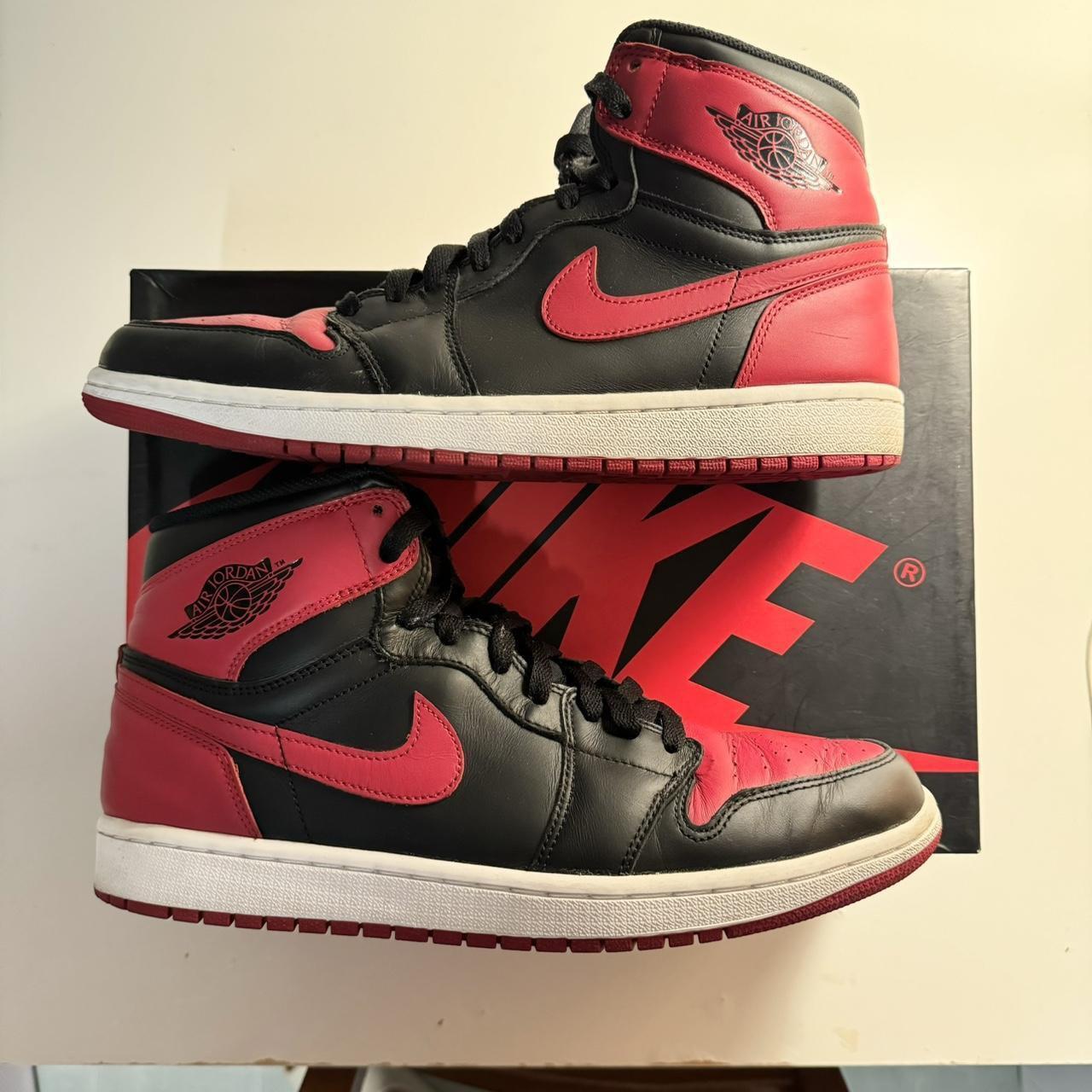 Nike AJ1 Air Jordan 1 Retro High OG Bred 2013 US10.5. Depop