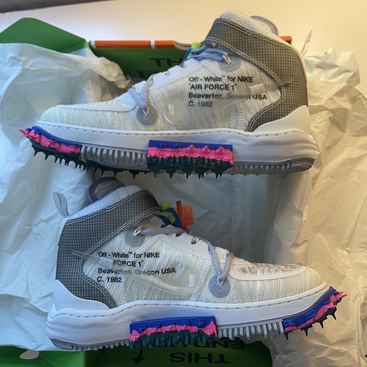 Off white air force 1 silver deals