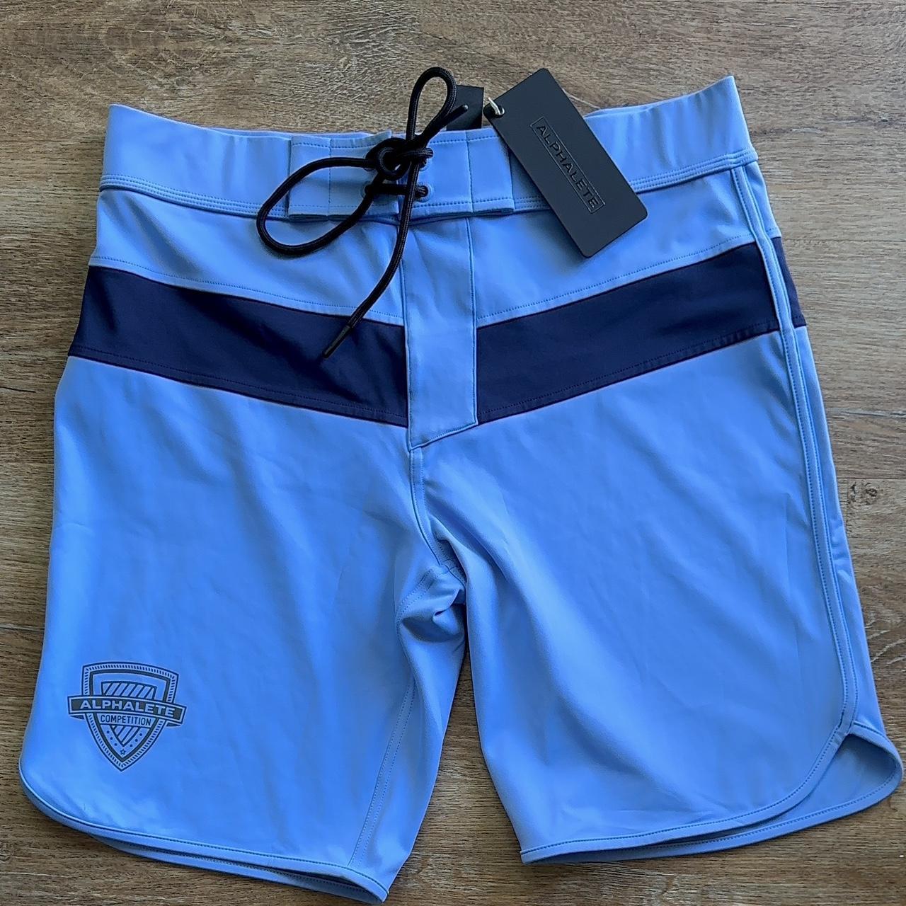 NWT Alphalete Shorts Mens Size 32 Blue - Depop