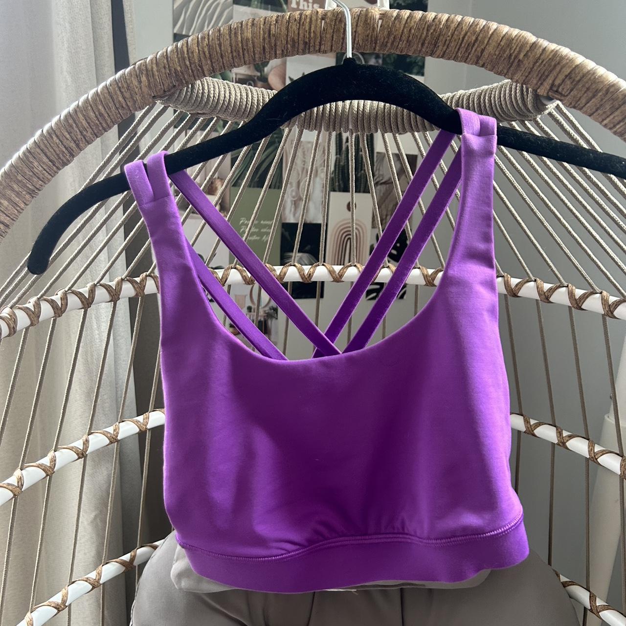 Lululemon Sports Bra! Size 6 Purple Size M - $40 (50% Off Retail) - From  Paige