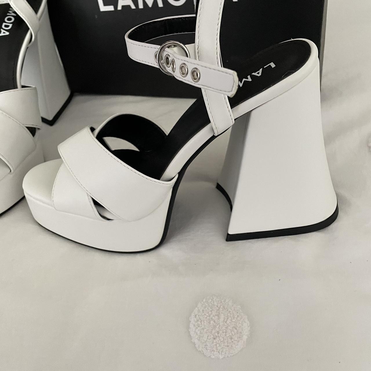 lamoda flared heel