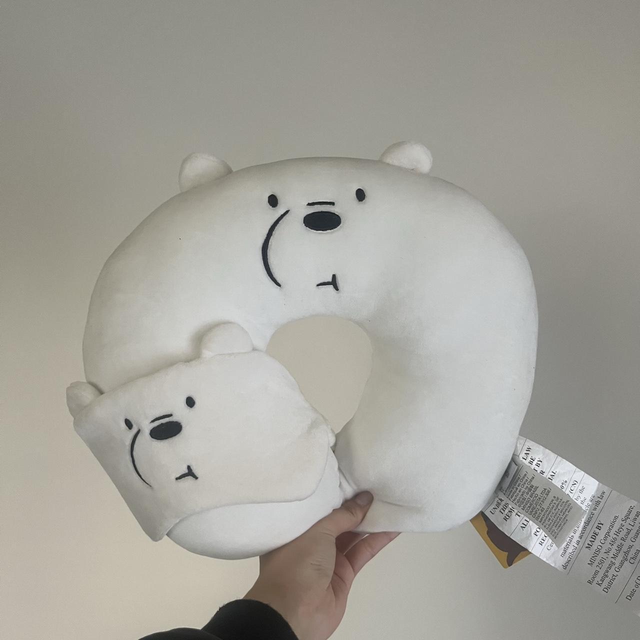 Cute Travel Pillow with Sleep Mask TEDDY BEAR