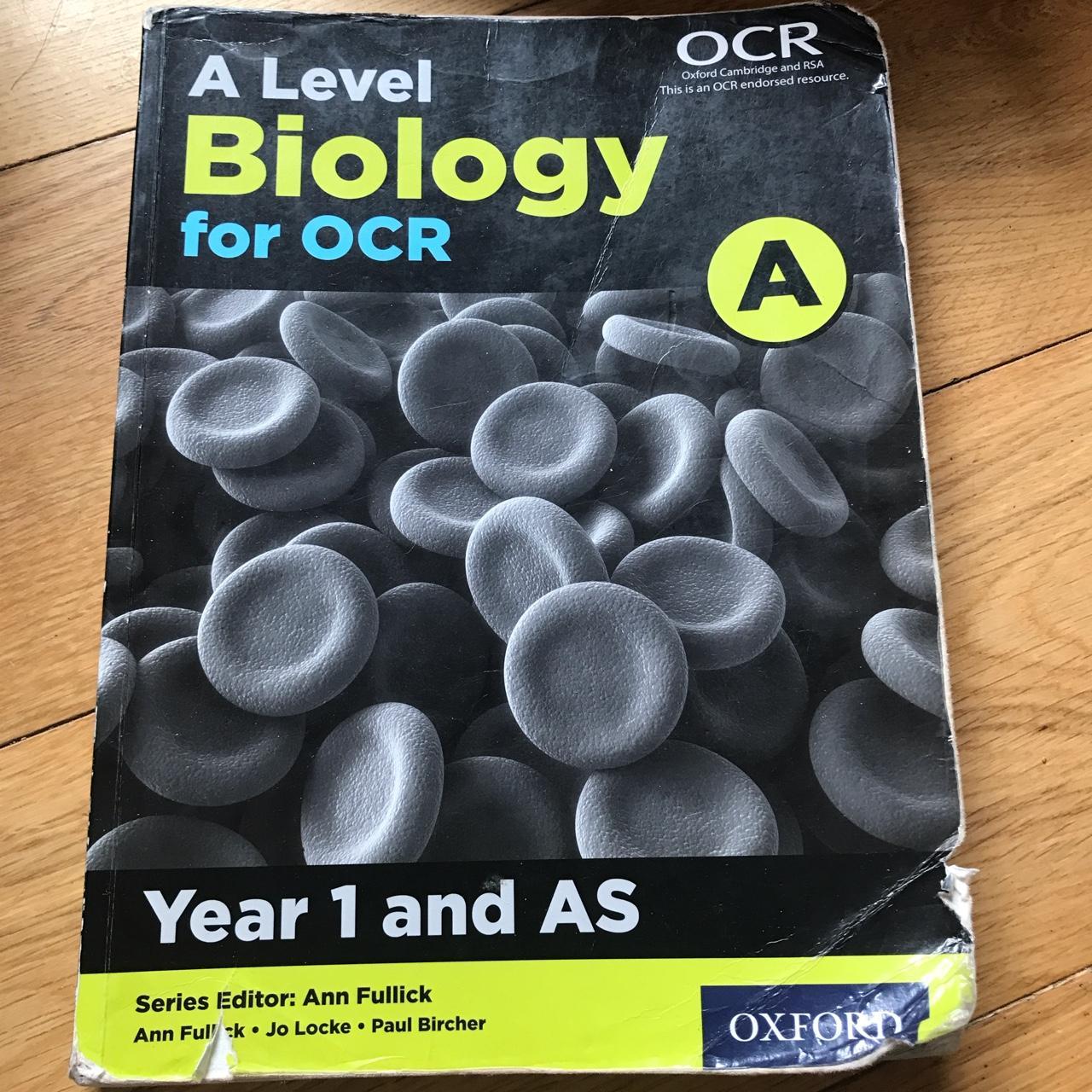 OCR A A -level Biology Textbook *no Highlighter... - Depop