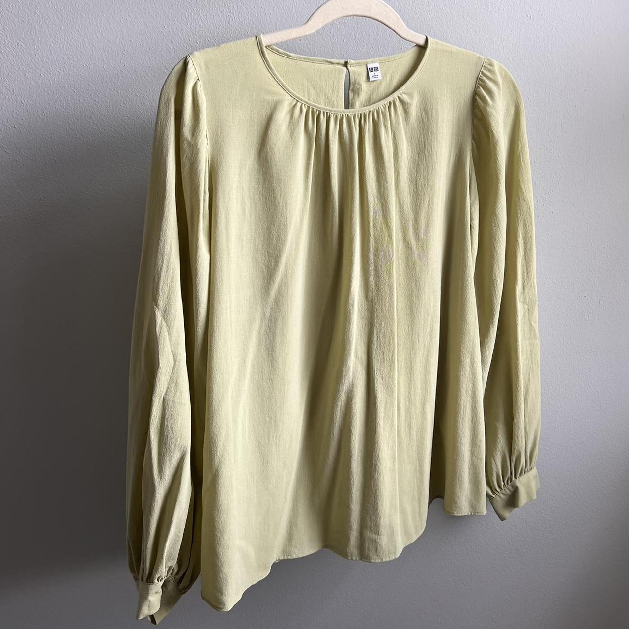 ON HOLD DO NOT PURCHASE! UNIQLO SMALL $8 Lemon-grass... - Depop