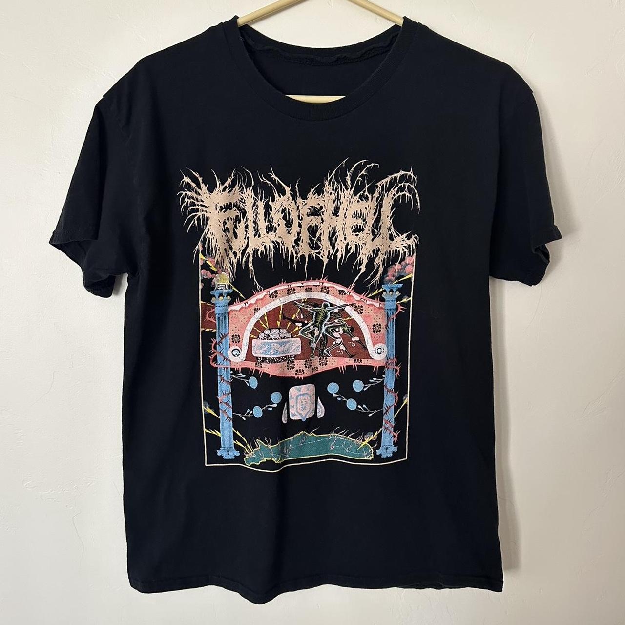 Full of Hell band tee shirt purchased from their... - Depop