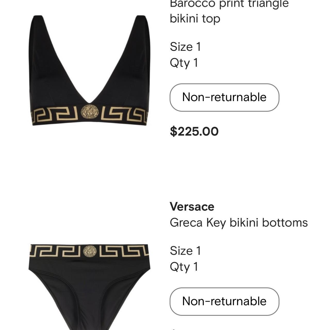 VERSACE BAROCCO BRALETTE TOP Size 50 BRAND NEW WITH - Depop