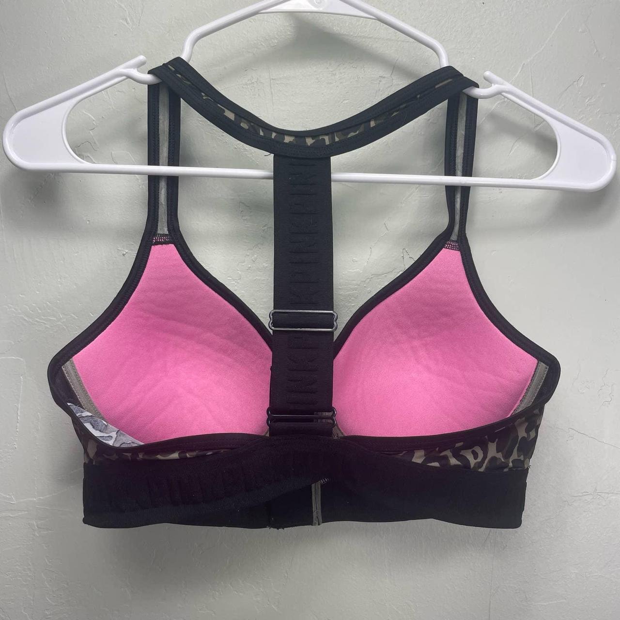 Victoria's Secret pink sports bra Padded Size small - Depop