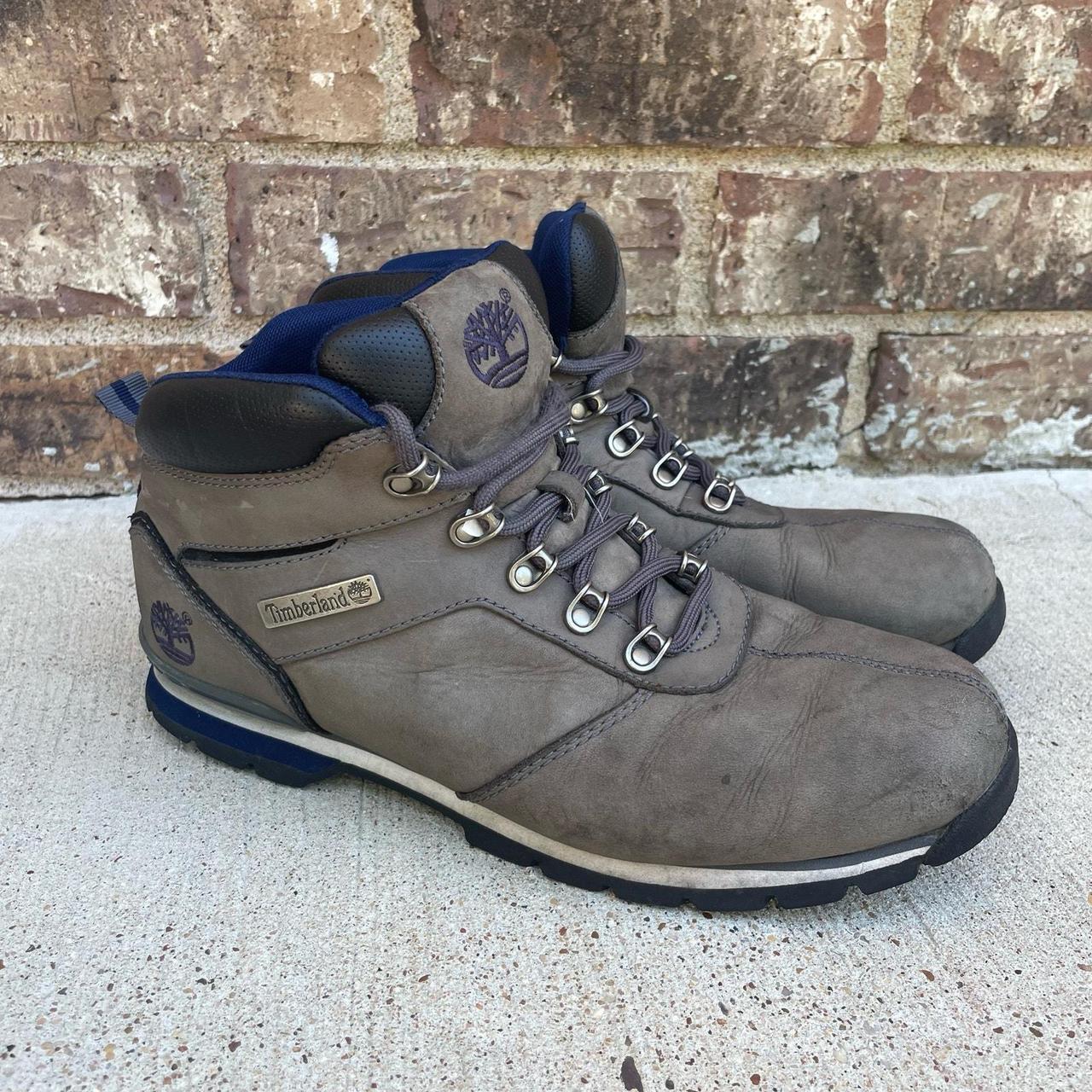 Timberland Men's Boots - Grey - US 9.5 – Timberland Nubuck Leather Splitrock Boots Men US …