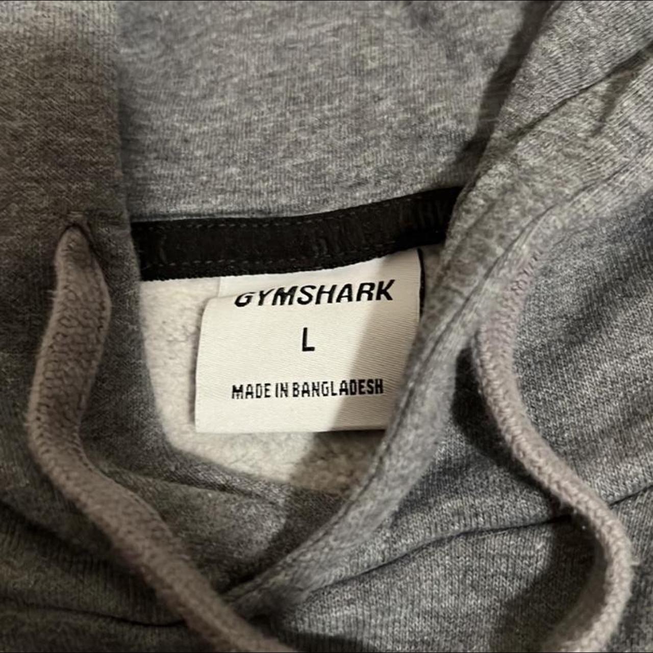 large grey gymshark hoodie #GymShark #Hoodie... - Depop