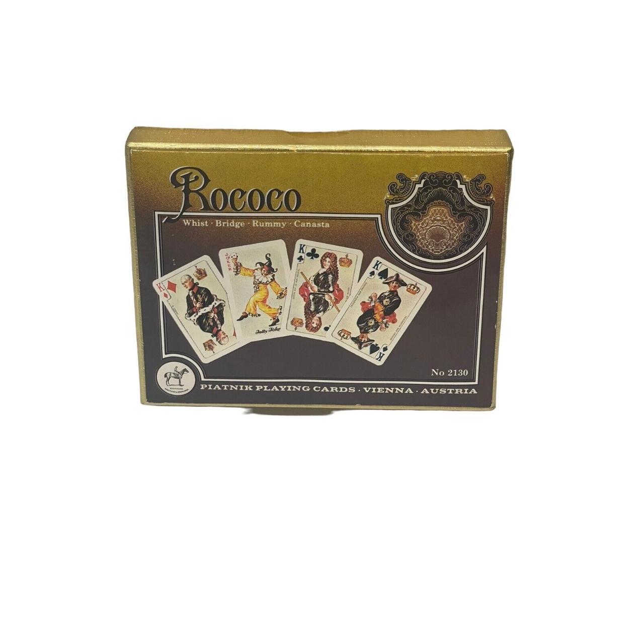 Rococo Piatnik Vtg Playing Cards Austrian European... - Depop