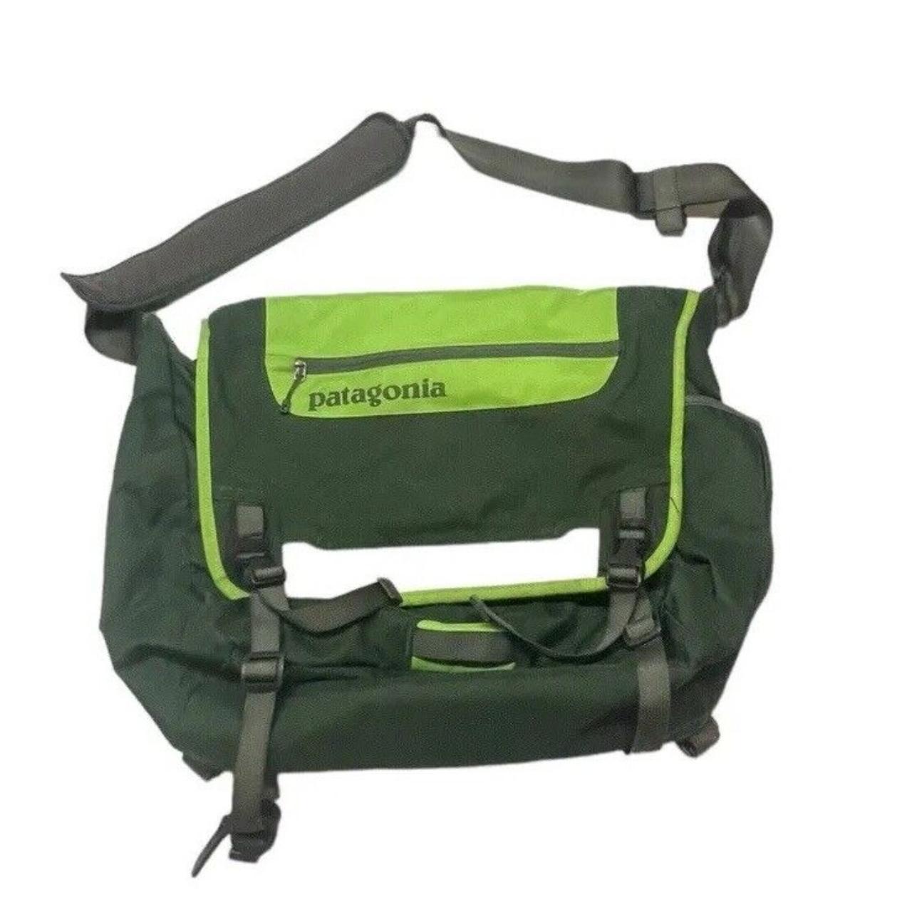 Patagonia Bag Green Cross Body Messenger Laptop... - Depop