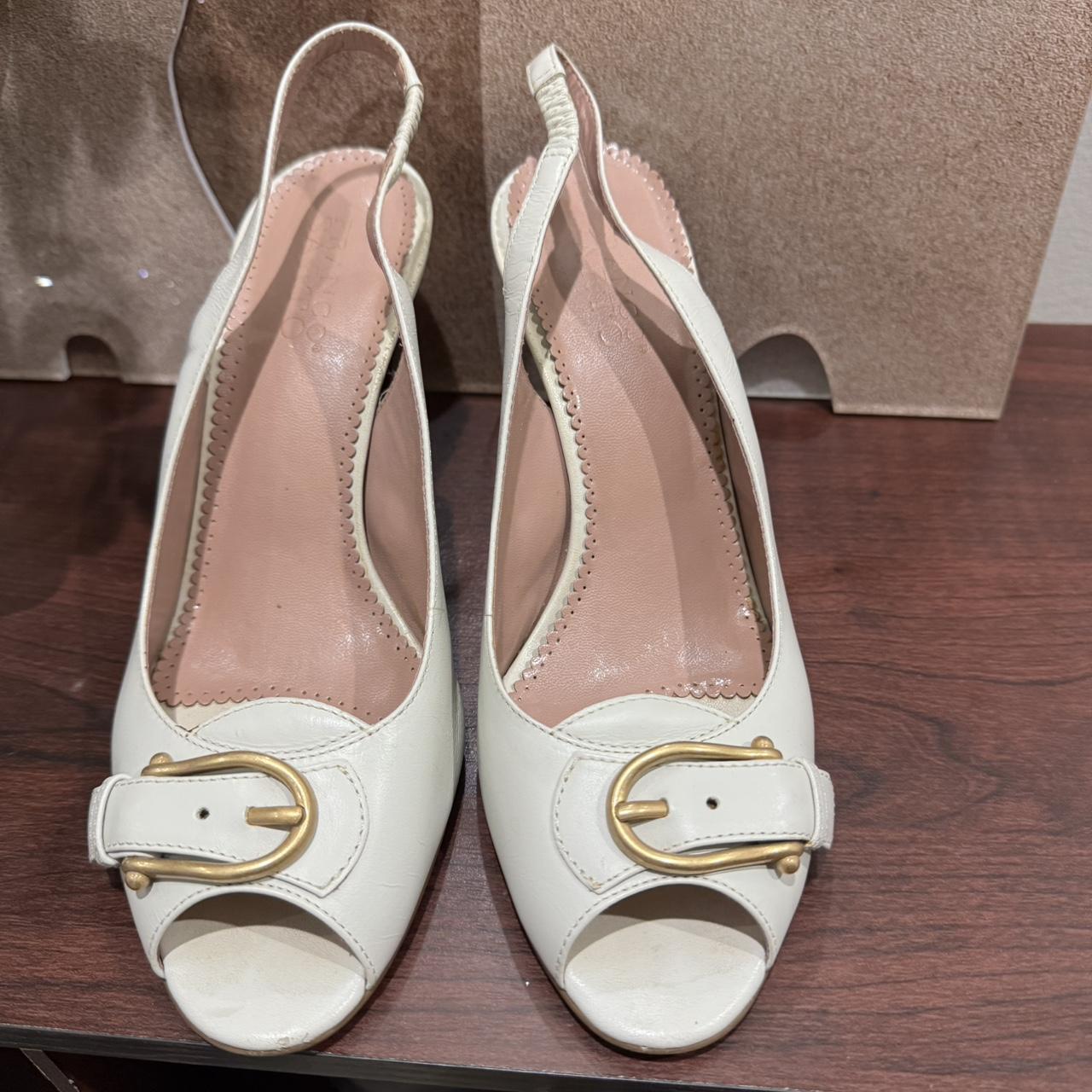 Franco Sarto Women's Baby shoes White/Cream – Women shoes size