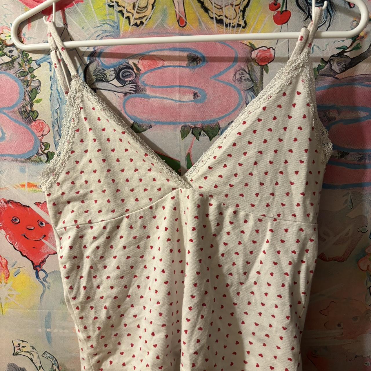 perfect condition amara hearts cami and bottom two - Depop