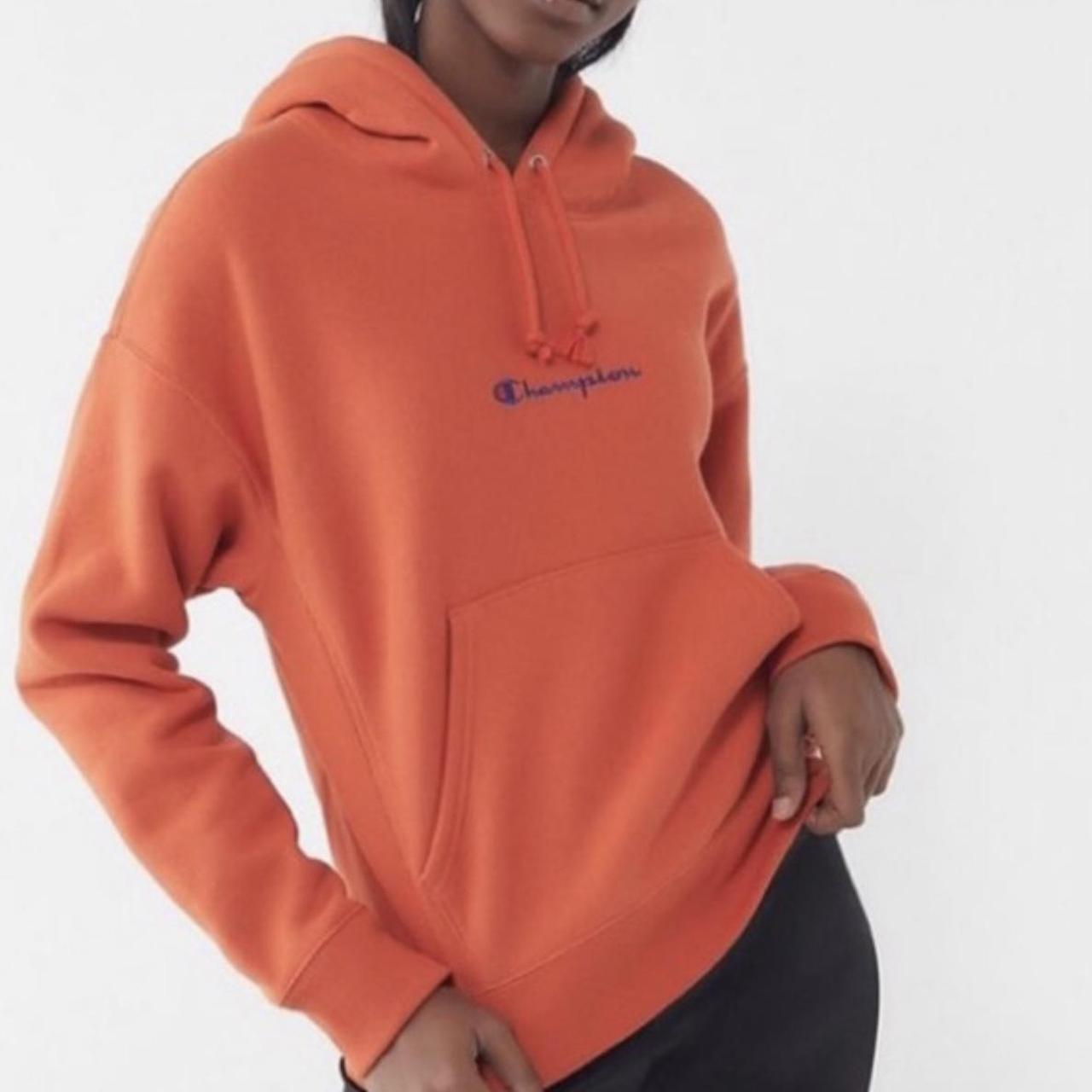 Womens orange clearance champion hoodie