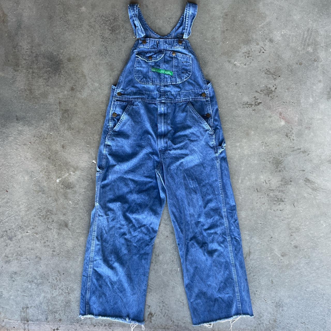 Vintage Demin Workwear Key Overalls Good Condition... Depop