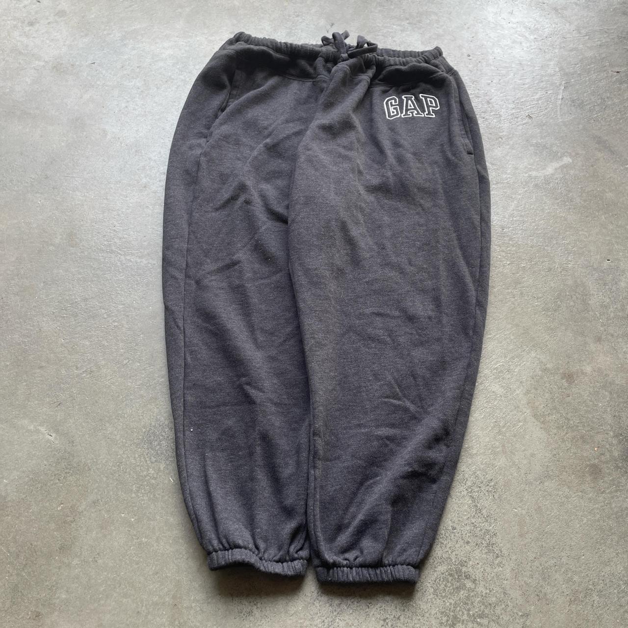 Vintage Gap Spellout Gap Sweatpants No Flaws Baggy... - Depop