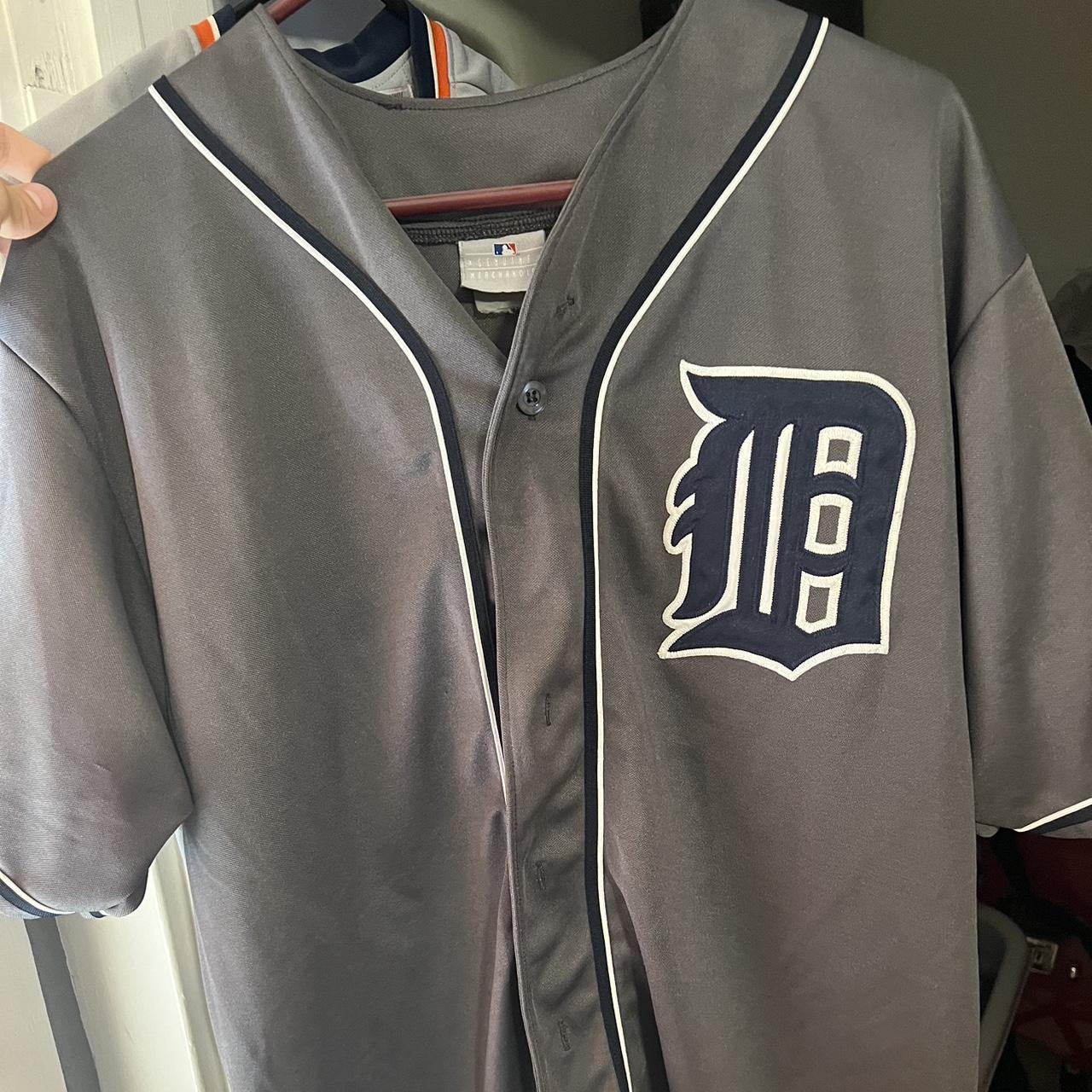detroit tigers gray jersey